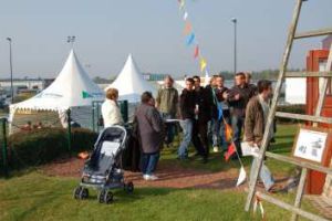 Des visiteurs de tout âges
