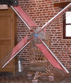 La maquette du moulin en bois de Villeneuve d‘Ascq
