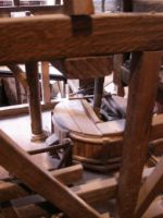 Détail de la maquette du moulin en bois de Villeneuve d‘Ascq