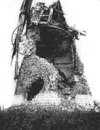Le moulin d‘Achicourt détruit pendant la guerre 1914-1918