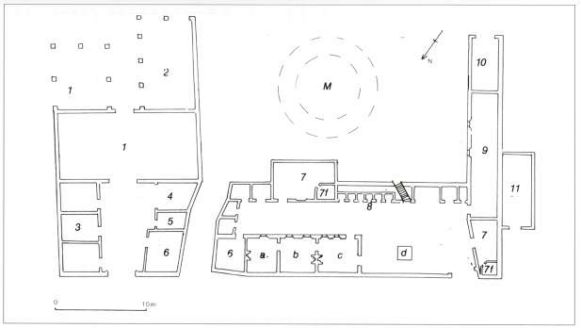 Plan de la propriété de jean-Baptiste avant la guerre de 1914-1918