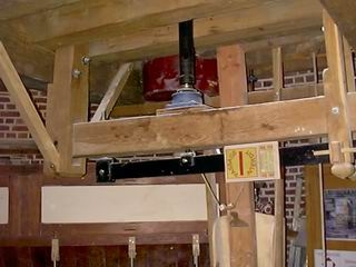 Le fer de variateur supportant la meule tournante